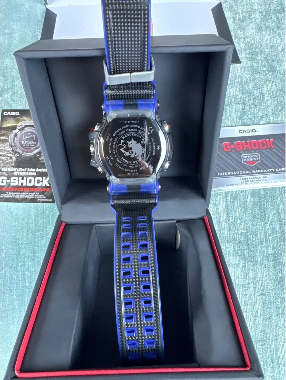 Casio G-Shock Rangeman GPR-B1000 GPS Watch Blue